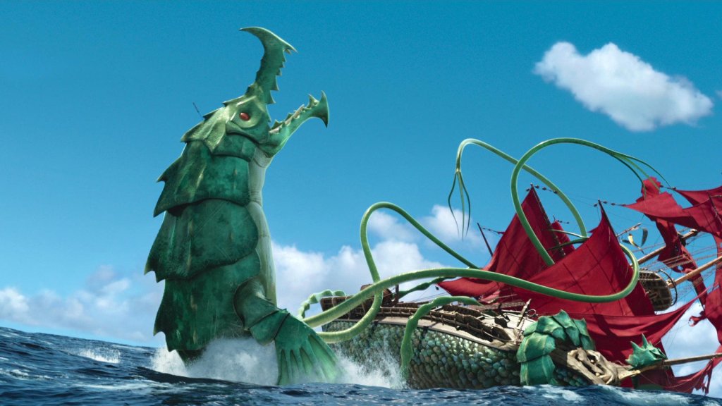 The Sea Beast monstruo destruyendo un barco 