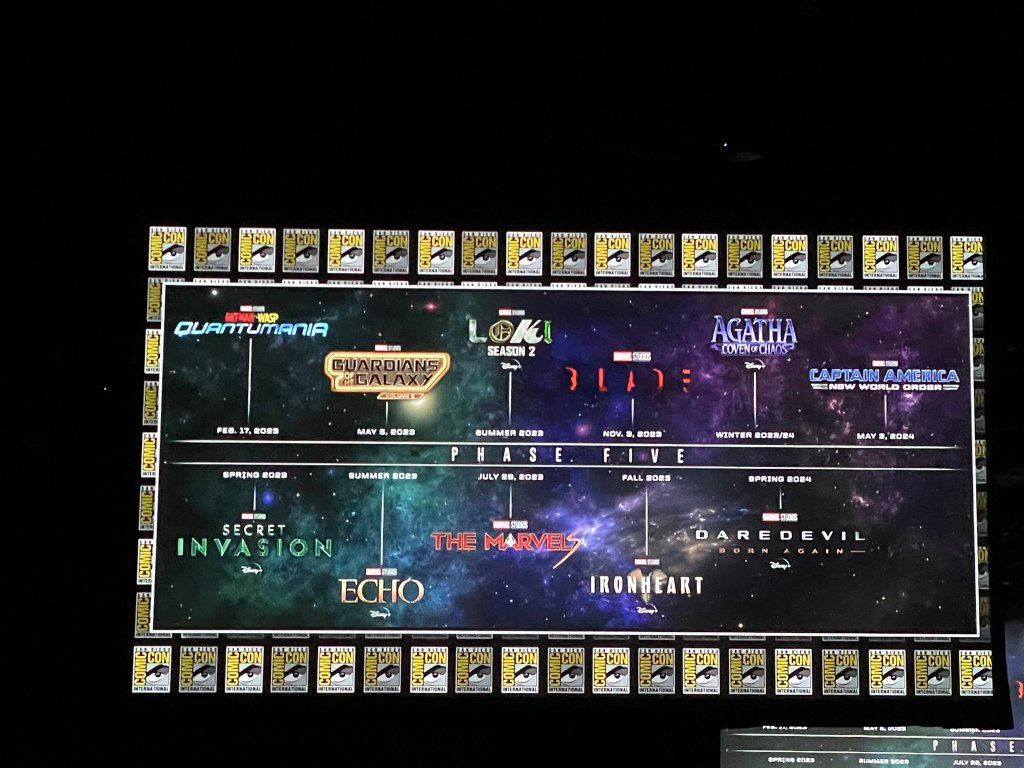Fase 5 Marvel Studios anuncio en la SDCC