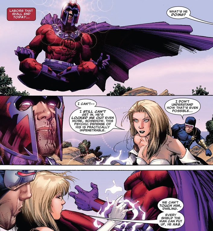 Poderes de Magneto - Soportar ataques mentales